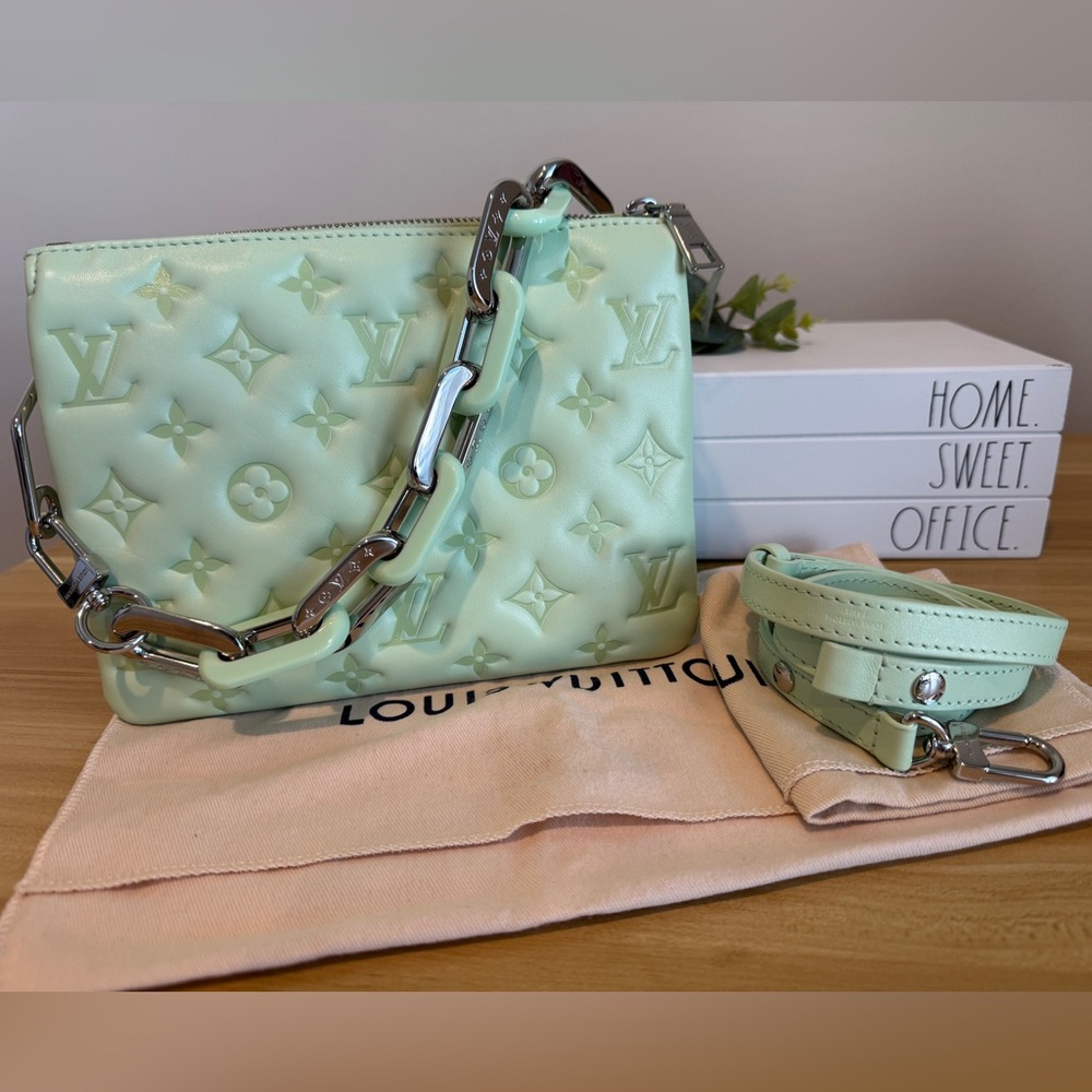 Louis Vuitton Light Green Coussin BB
